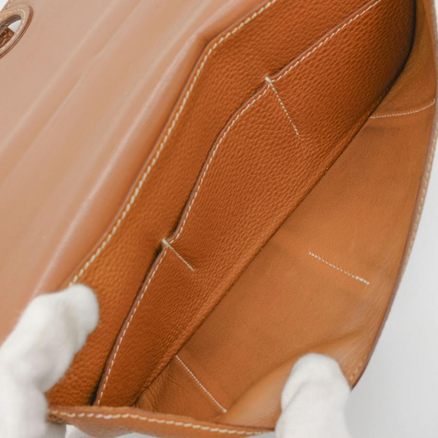 【お値引き】HERMES エルメス 長財布 財布 ドゴン GM トゴ レザー ゴールド 茶 ブラウン #□I |  | 12