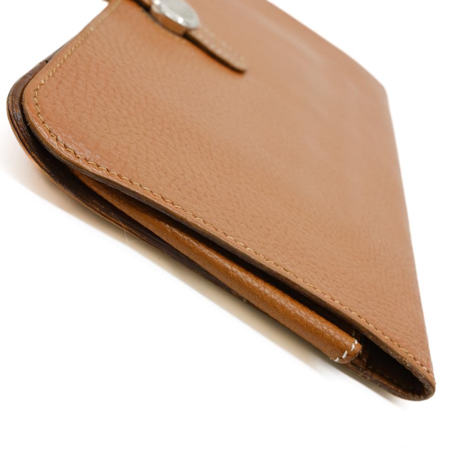 【お値引き】HERMES エルメス 長財布 財布 ドゴン GM トゴ レザー ゴールド 茶 ブラウン #□I |  | 04