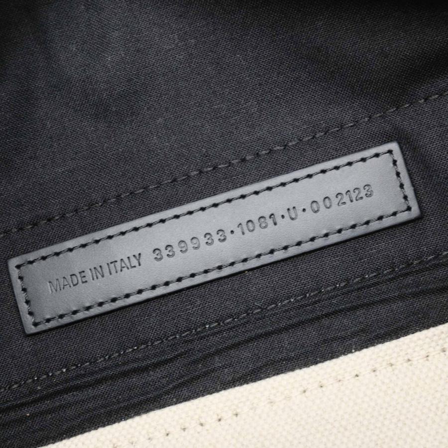 【お値引き】【未使用品】BALENCIAGA バレンシアガ ネイビーカバス S トートバッグ レザー キャンバス レディース ホワイト 339933 |  | 11