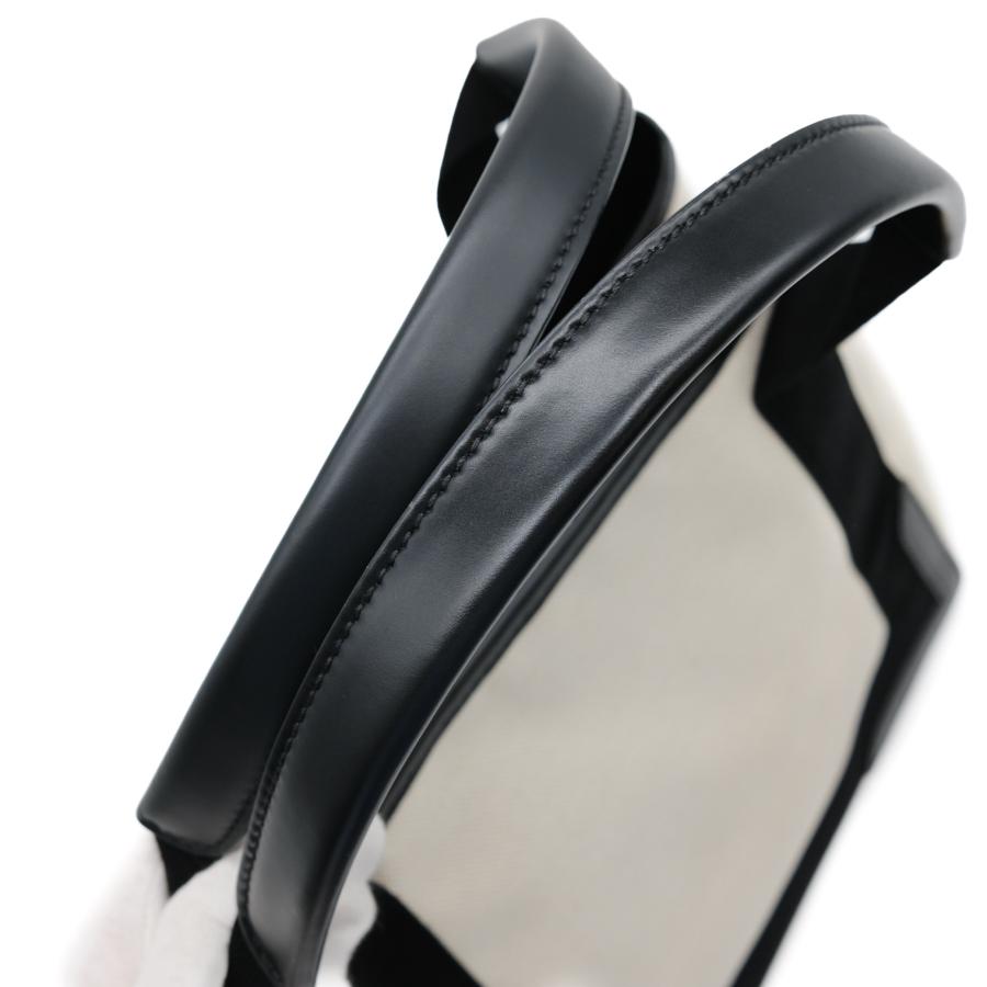 【お値引き】【未使用品】BALENCIAGA バレンシアガ ネイビーカバス S トートバッグ レザー キャンバス レディース ホワイト 339933 |  | 06