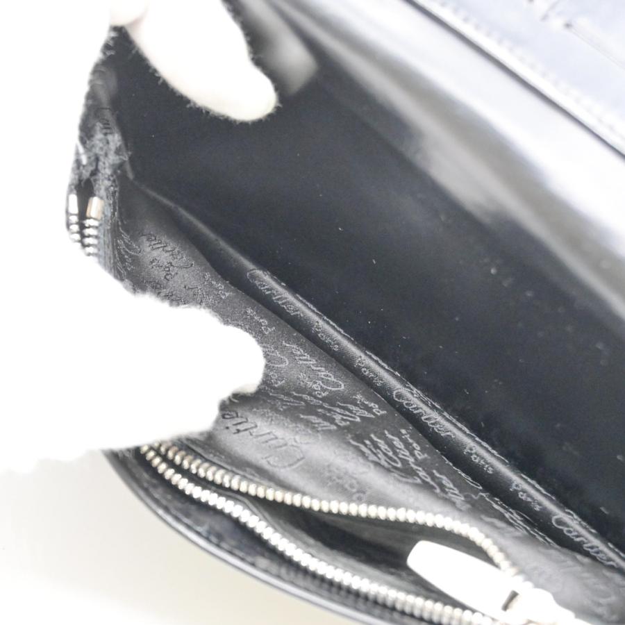 【お値引き】Cartier カルティエ パシャ 長財布 ウォレット レザー ブラック メンズ レディース |  | 10