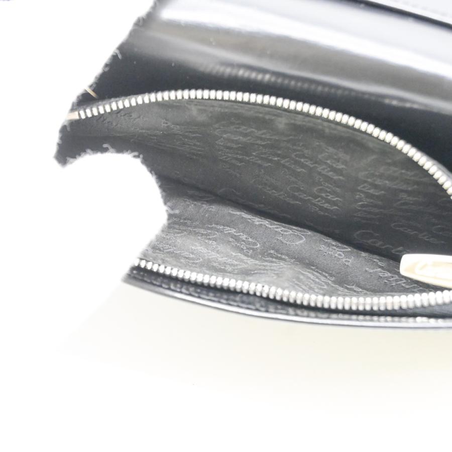 【お値引き】Cartier カルティエ パシャ 長財布 ウォレット レザー ブラック メンズ レディース |  | 09