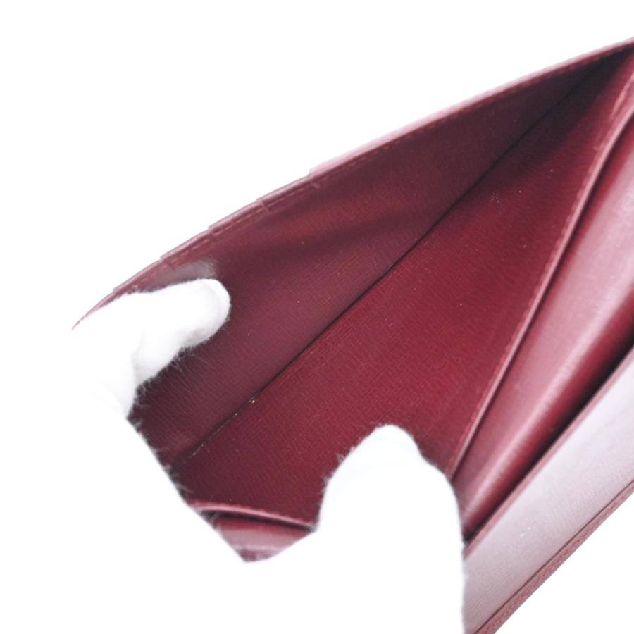 【お値引き】【美品】Cartier カルティエ マストライン 札入れ 長財布 財布 小銭入れなし ボルドー レッド レザー |  | 11