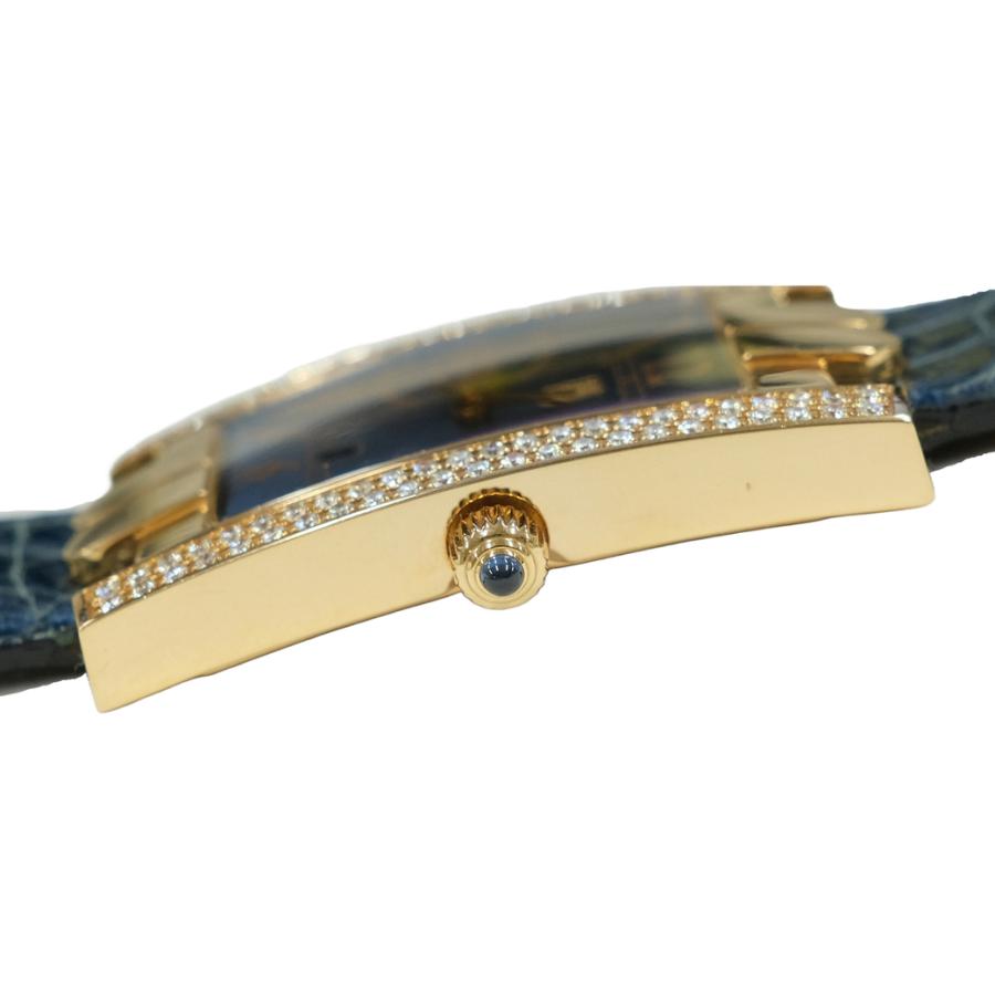 【お値引き】HARRY WINSTON ハリーウィンストン アベニュー 2D 腕時計 クォーツ メンズ ボーイズ ゴールド K18 純正ダイヤモンド |  | 02