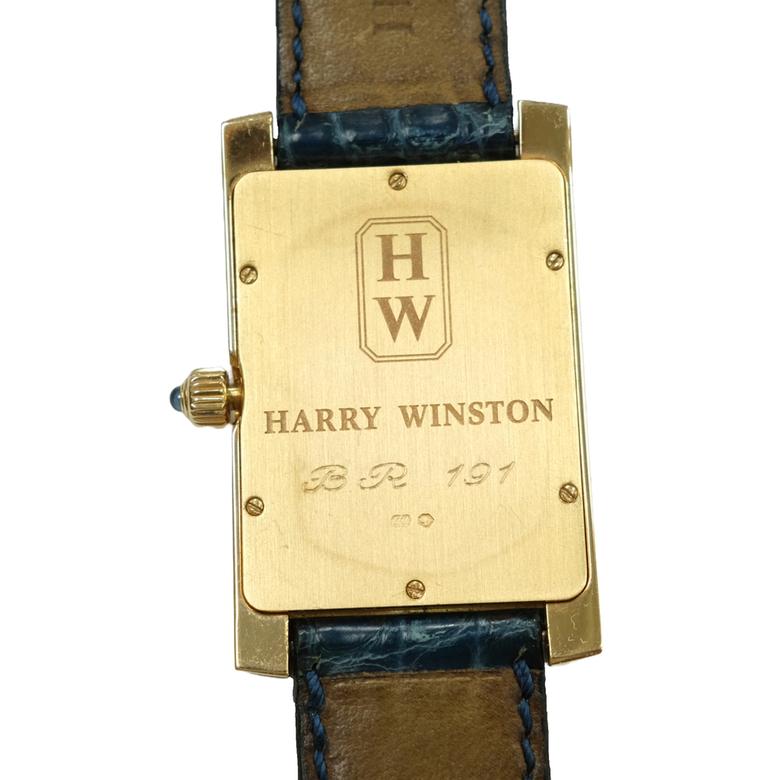 【お値引き】HARRY WINSTON ハリーウィンストン アベニュー 2D 腕時計 クォーツ メンズ ボーイズ ゴールド K18 純正ダイヤモンド |  | 08
