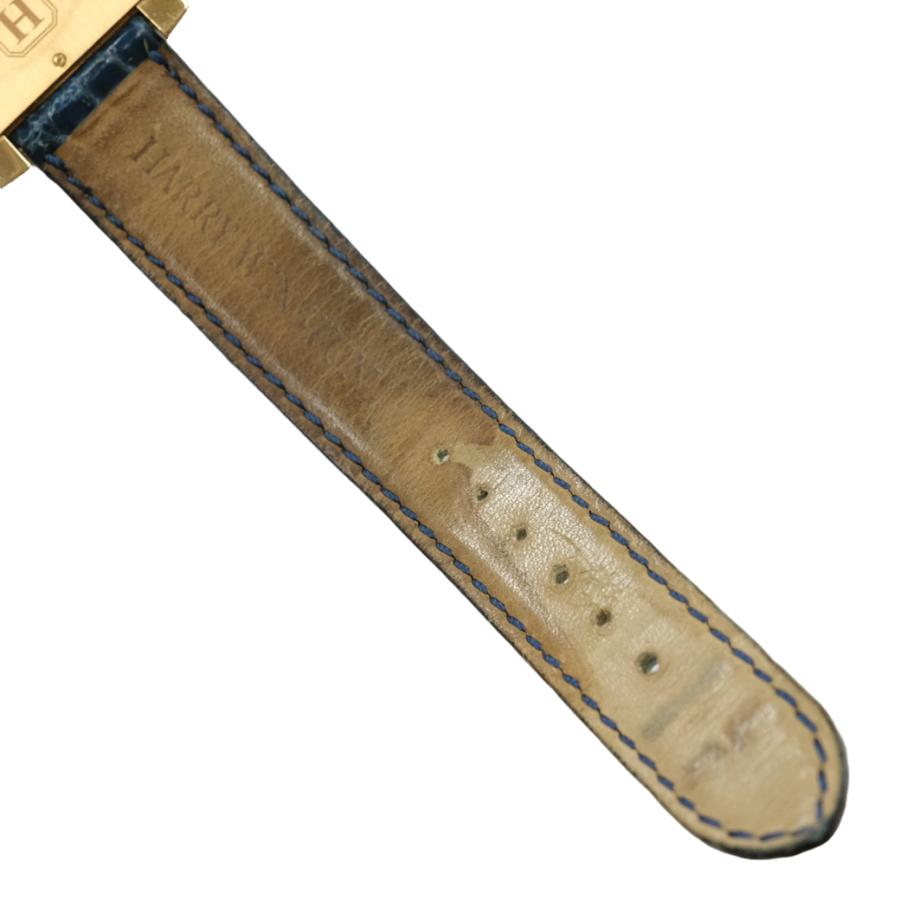 【お値引き】HARRY WINSTON ハリーウィンストン アベニュー 2D 腕時計 クォーツ メンズ ボーイズ ゴールド K18 純正ダイヤモンド |  | 09