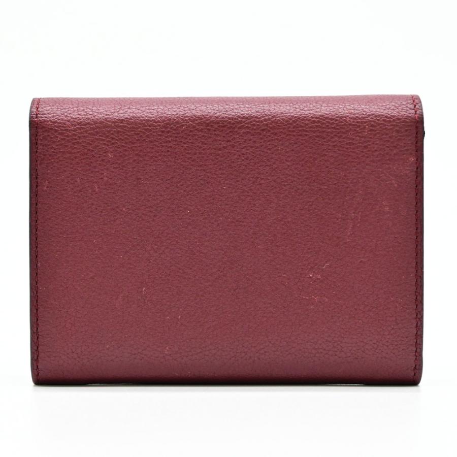 【お値引き】【美品】Cartier カルティエ C ドゥ カルティエ 財布 コンパクト ウォレット 二つ折り レザー ボルドー レッド 赤 L3001502 |  | 01