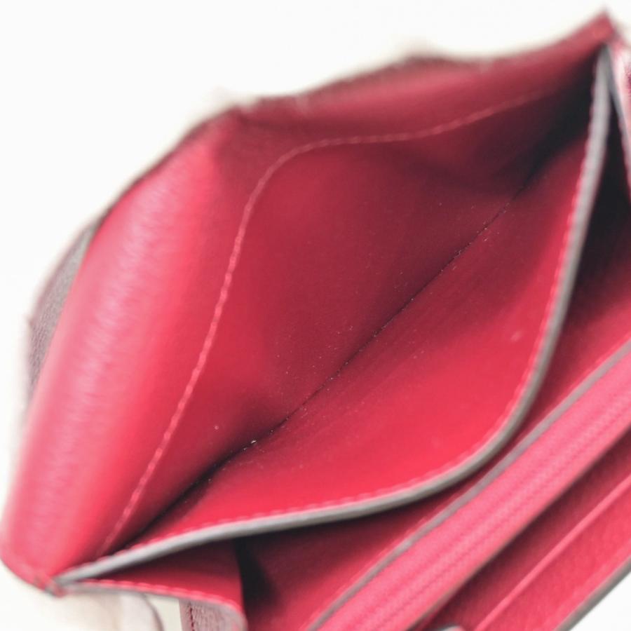 【お値引き】【美品】Cartier カルティエ C ドゥ カルティエ 財布 コンパクト ウォレット 二つ折り レザー ボルドー レッド 赤 L3001502 |  | 09