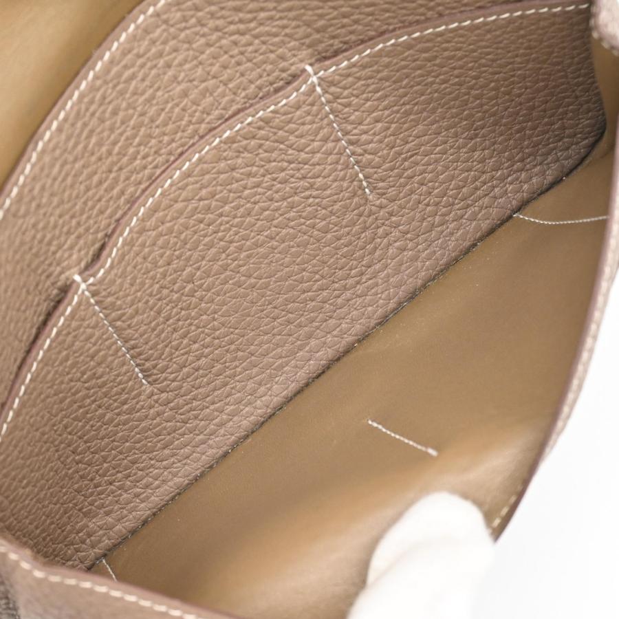 【お値引き】HERMES エルメス ドゴン デュオ GM 長財布 ウォレット 二つ折り トゴ レザー エトゥープ グレージュ #□P |  | 11