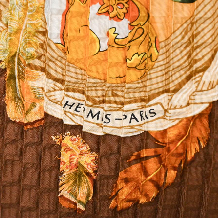 お値引き】【未使用】HERMES エルメス スカーフ プリーツカレ COUVEE D