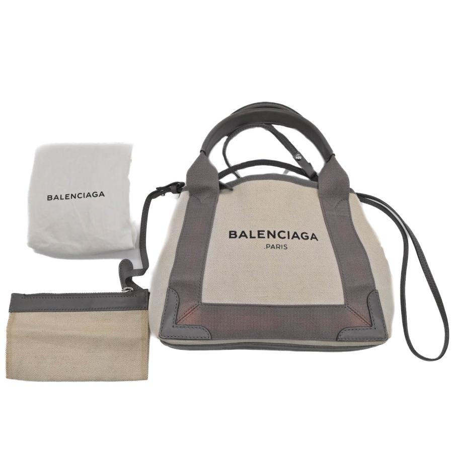 お値引き】BALENCIAGA バレンシアガ ネイビーカバス XS トートバッグ