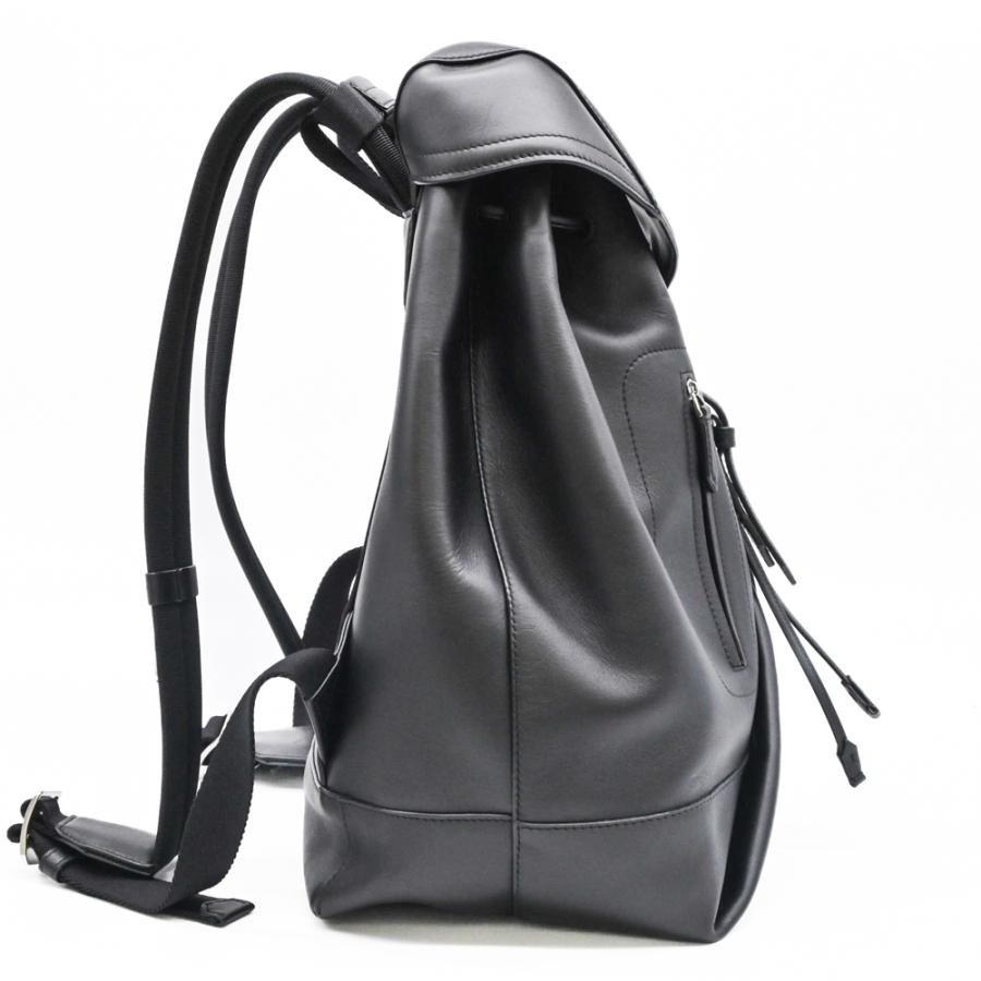 【未使用品】MONTBLANC モンブラン バックパック フルグレイン カーフスキン ソフトレザー リュックサック ブラック 黒 ユニセックス |  | 02