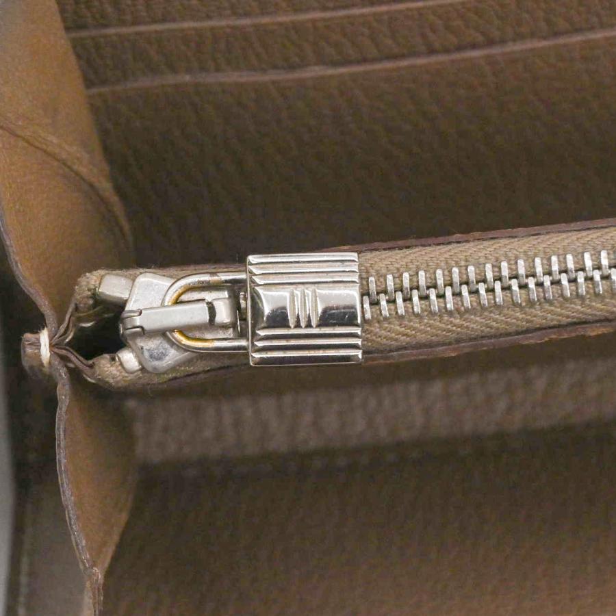 【お値引き】HERMES エルメス ケリーウォレット 長財布 シェーブル レザー エトゥープ グレージュ レディース ♯□Uの画像