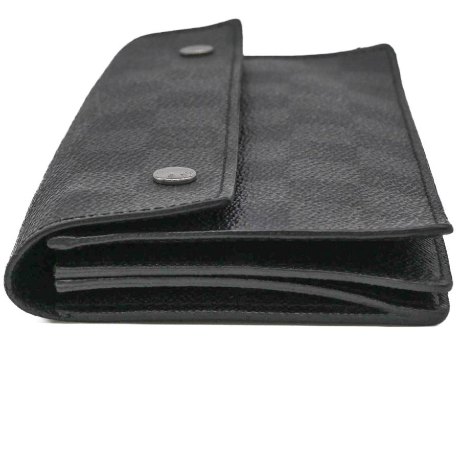 【お値引き】LOUIS VUITTON ルイヴィトン ダミエグラフィット ポルトフォイユ アコルデオン ウォレット 長財布 チェーン ブラック N60023 |  | 02