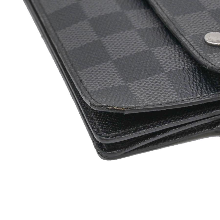 【お値引き】LOUIS VUITTON ルイヴィトン ダミエグラフィット ポルトフォイユ アコルデオン ウォレット 長財布 チェーン ブラック N60023 |  | 07