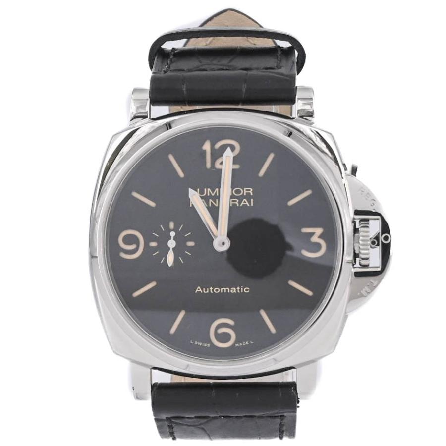 【新品仕上げ済】PANERAI パネライ ルミノール ドゥエ 自動巻き 腕時計 ウォッチ 時計 ブラック文字盤 PAM00674 | 