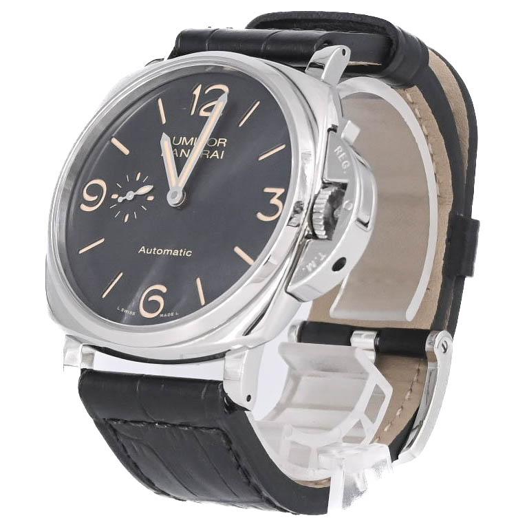 【新品仕上げ済】PANERAI パネライ ルミノール ドゥエ 自動巻き 腕時計 ウォッチ 時計 ブラック文字盤 PAM00674 |  | 01