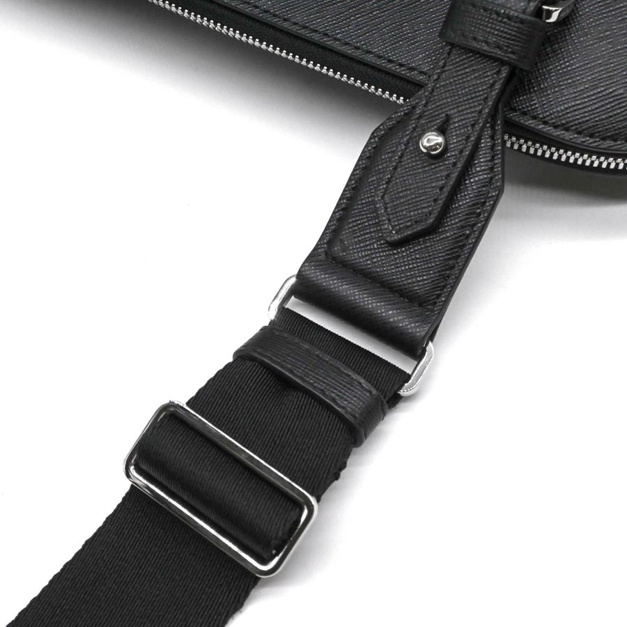 【未使用品】MONTBLANC モンブラン For BMW ボーリングバッグ ビジネス ショルダー 2WAY ハンドバッグ サフィアーノ フルグレインレザー ブラック 黒 |  | 10