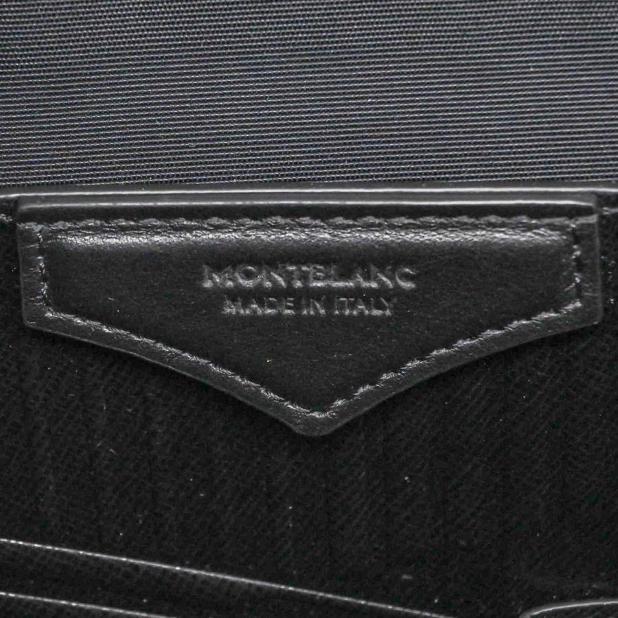 【未使用品】MONTBLANC モンブラン For BMW ボーリングバッグ ビジネス ショルダー 2WAY ハンドバッグ サフィアーノ フルグレインレザー ブラック 黒 |  | 11