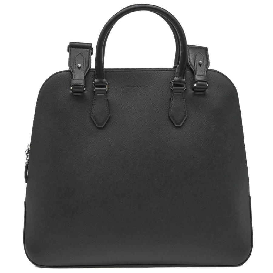 【未使用品】MONTBLANC モンブラン For BMW ボーリングバッグ ビジネス ショルダー 2WAY ハンドバッグ サフィアーノ フルグレインレザー ブラック 黒 |  | 01