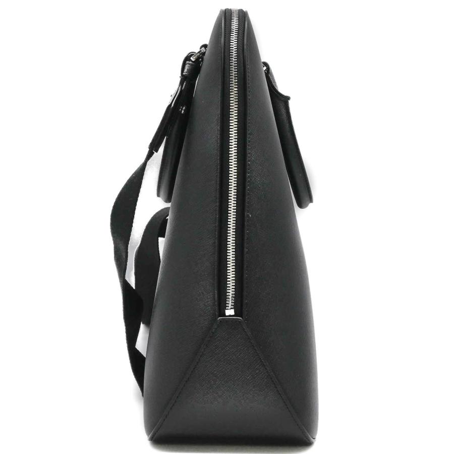 【未使用品】MONTBLANC モンブラン For BMW ボーリングバッグ ビジネス ショルダー 2WAY ハンドバッグ サフィアーノ フルグレインレザー ブラック 黒 |  | 03