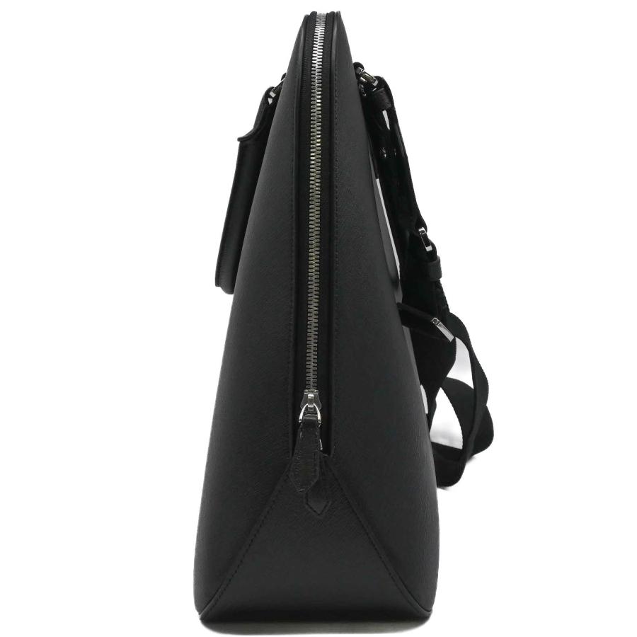 【未使用品】MONTBLANC モンブラン For BMW ボーリングバッグ ビジネス ショルダー 2WAY ハンドバッグ サフィアーノ フルグレインレザー ブラック 黒 |  | 04