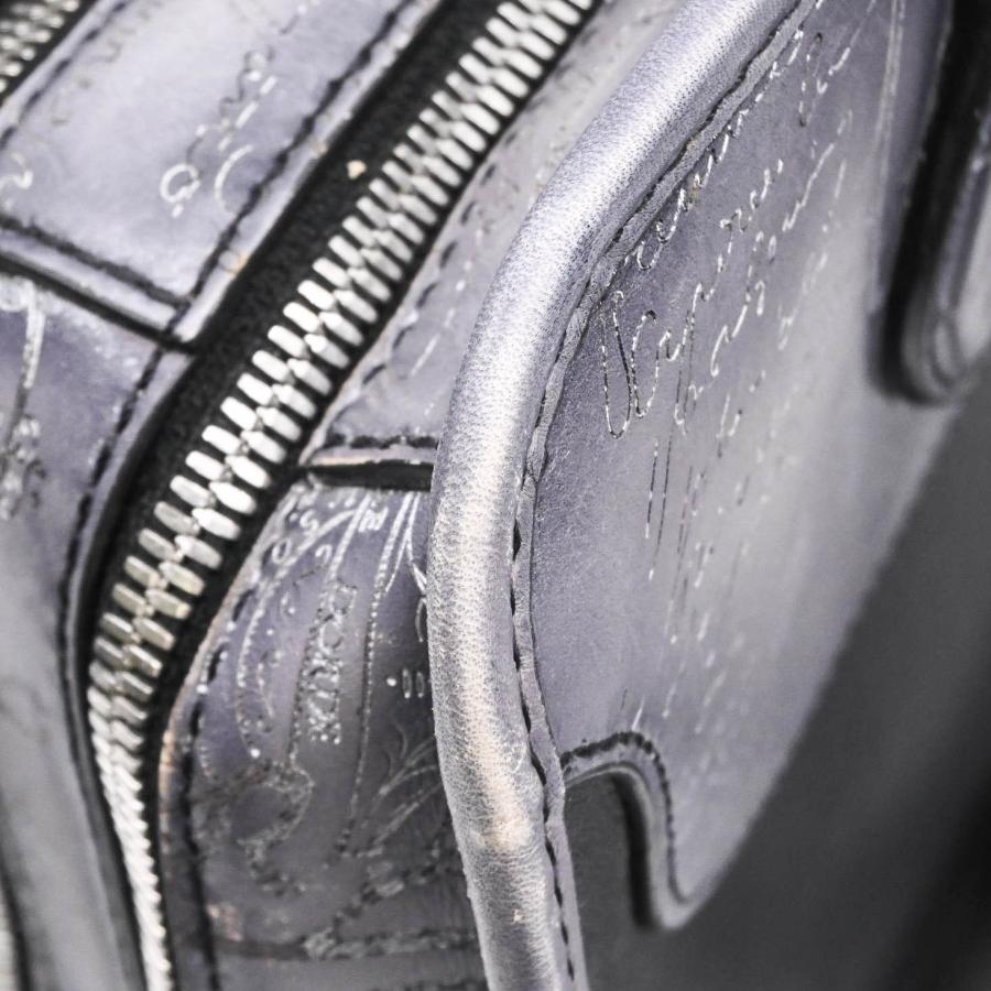 Berluti グレー レザー ビジネスバッグ Berluti（ベルルッティ） 美品 現行モデル トゥジュールミニ ネオ