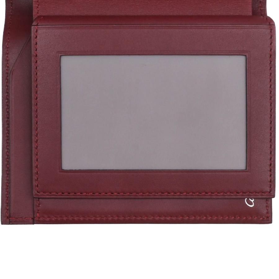 【お値引き】【未使用】Cartier カルティエ ルイ カルティエ 財布 札入れ ウォレット 二つ折り パスケース レザー ブラック 黒 ボルドー レッド 赤 メンズ |  | 10