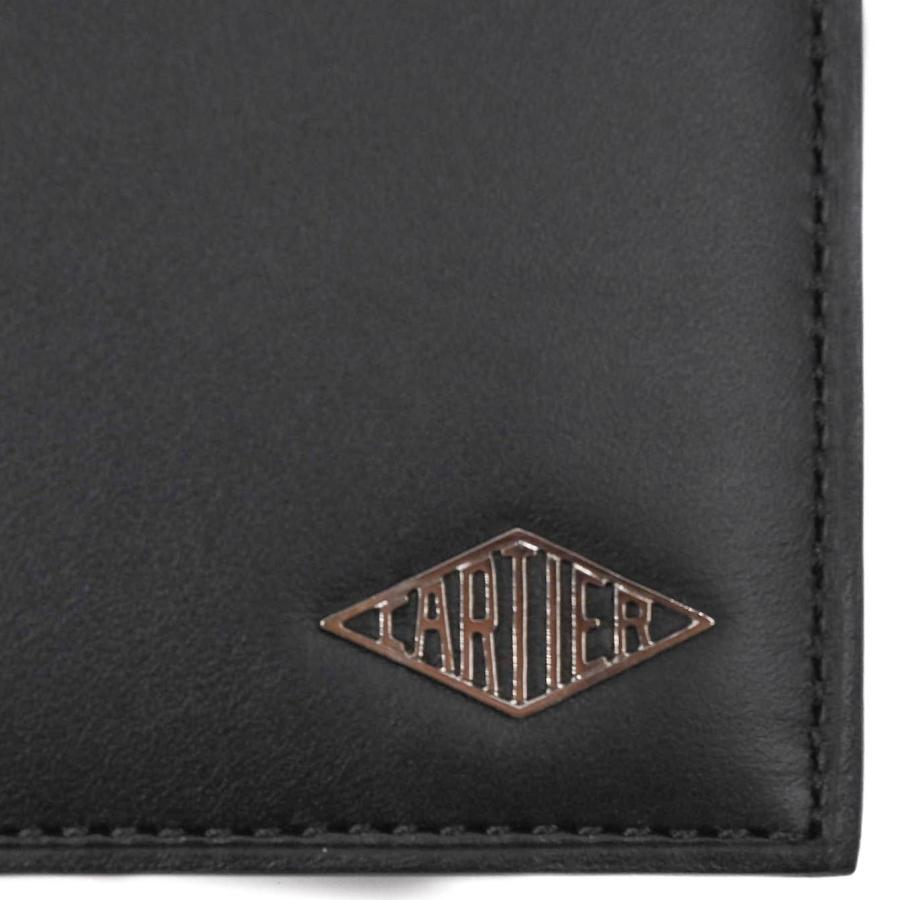 【お値引き】【未使用】Cartier カルティエ ルイ カルティエ 財布 札入れ ウォレット 二つ折り パスケース レザー ブラック 黒 ボルドー レッド 赤 メンズ |  | 06