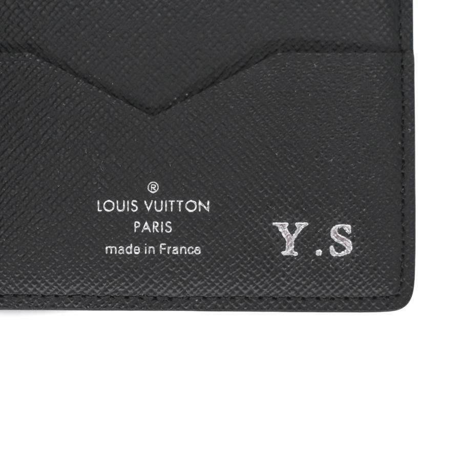 【お値引き】【美品】LOUIS VUITTON ヴィトン モノグラムエクリプス ポルトフォイユパンス M62480 コンパクトウォレット ブラック マネークリップ イニシャル |  | 09