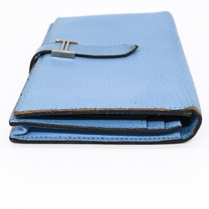 【極美品】HERMES ベアンスフレ　ヴォースイフト　長財布　ブルー系 HERMES エルメス ベアン ベアンスフレ 長財布 ウォレット ヴォー