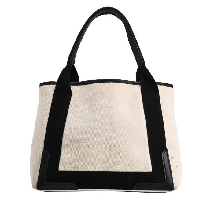 BALENCIAGA バレンシアガ ネイビーカバス S トートバッグ レザー 