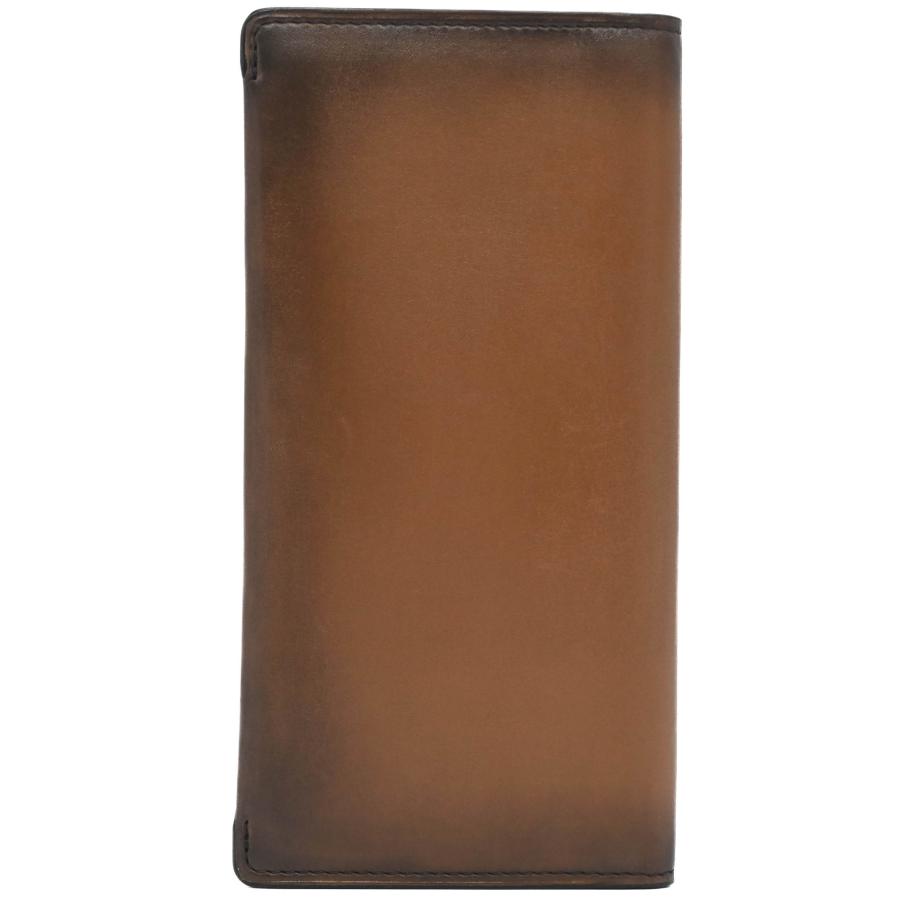 【お値引き】【美品】Berluti ベルルッティ ロングウォレット 長財布 エスパス スクリット レザー ブラウン 札入れ 小銭入れなし |  | 01