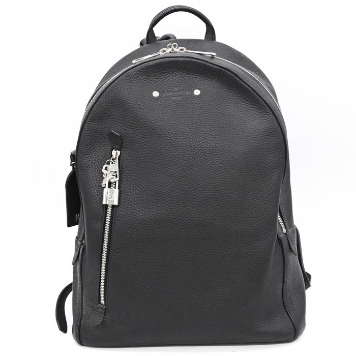 【美品】LOUIS VUITTON ヴィトン アルマンド デイパック バックパック リュックサック トリヨン レザー メンズ ブラック M42687 |  | 01