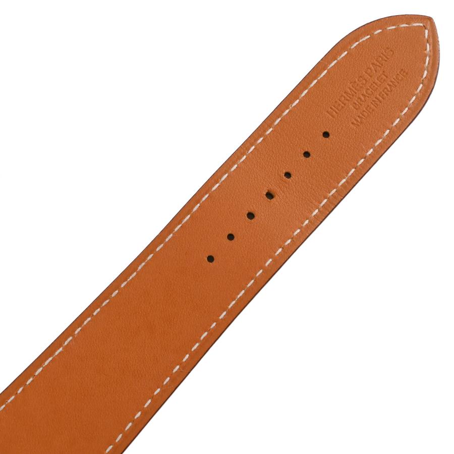 【美品】HERMES エルメス applewatch アップルウォッチ用ベルト シンプルトゥール  46mm ヴォースイフト エトゥーブ グレージュ #U |  | 06
