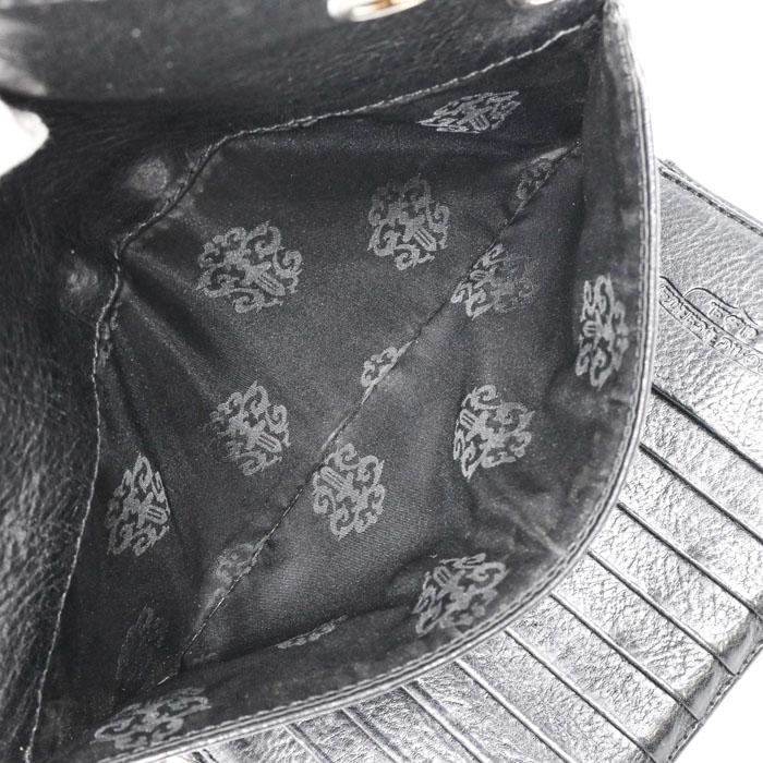 Chrome Hearts クロムハーツ ウェーブ ウォレット CHボタン 長財布 三つ折り レザー ブラック 黒 ダガー インボイス |  | 12