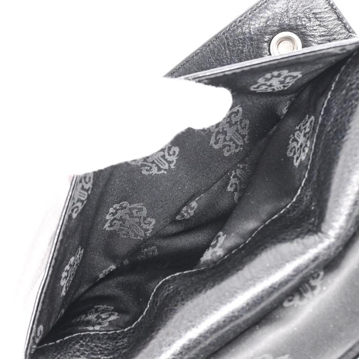 Chrome Hearts クロムハーツ ウェーブ ウォレット CHボタン 長財布 三つ折り レザー ブラック 黒 ダガー インボイス |  | 16