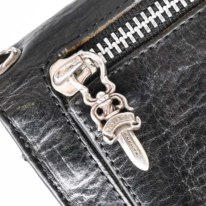Chrome Hearts クロムハーツ ウェーブ ウォレット CHボタン 長財布 三つ折り レザー ブラック 黒 ダガー インボイス |  | 06