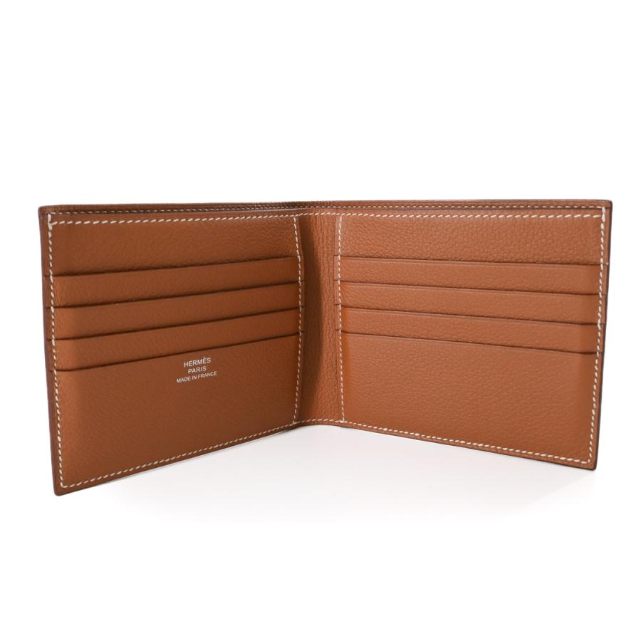 【未使用品】HERMES エルメス MC2 コペルニクス 二つ折り 財布 コンパクトウォレット エバーカラー ゴールド ブラウン #u |  | 06