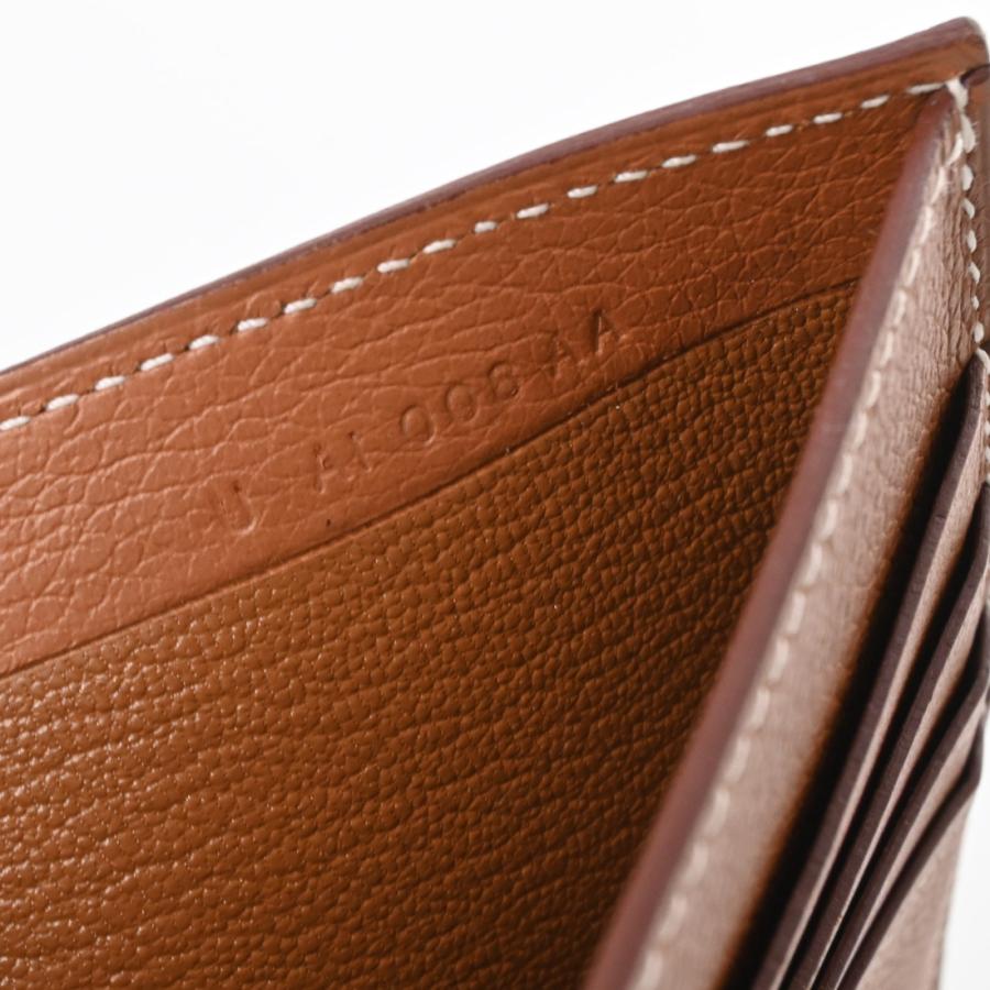 【未使用品】HERMES エルメス MC2 コペルニクス 二つ折り 財布 コンパクトウォレット エバーカラー ゴールド ブラウン #u |  | 09