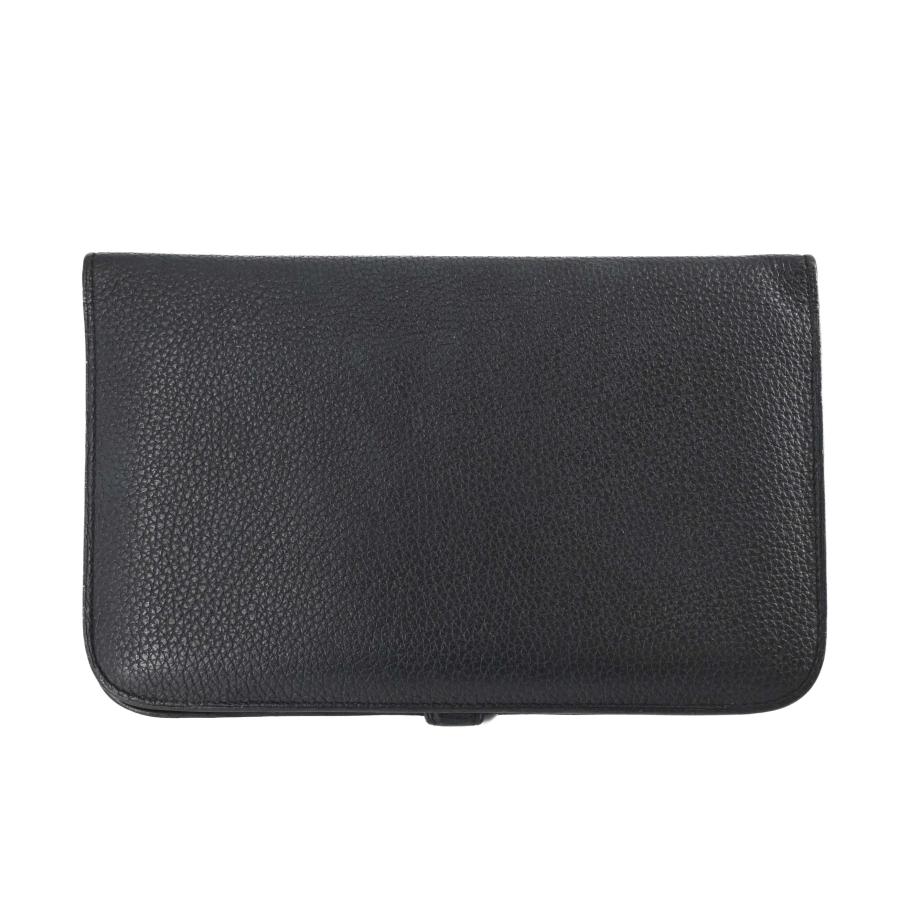 HERMES エルメス 長財布 ドゴン GM デュオ トゴ レザー トリヨンクレマンス ブラック コインケース付き #X |  | 02