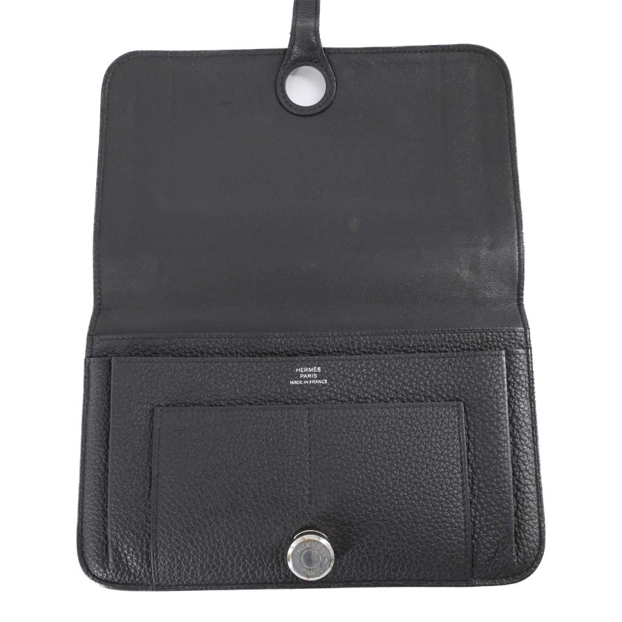 HERMES エルメス 長財布 ドゴン GM デュオ トゴ レザー トリヨンクレマンス ブラック コインケース付き #X |  | 07