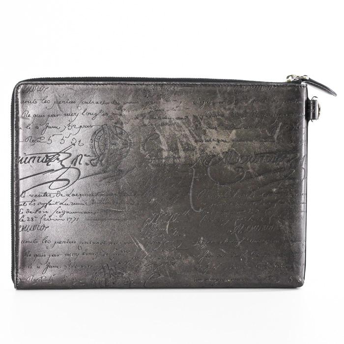 美品】Berluti ベルルッティ カリグラフィ ニノ GM クラッチバッグ 鞄 
