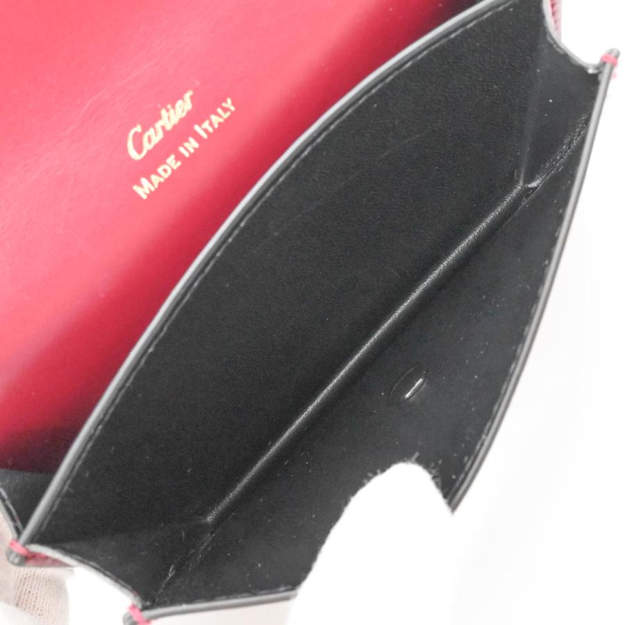 未使用品】Cartier カルティエ カードケース レザー カーフスキン