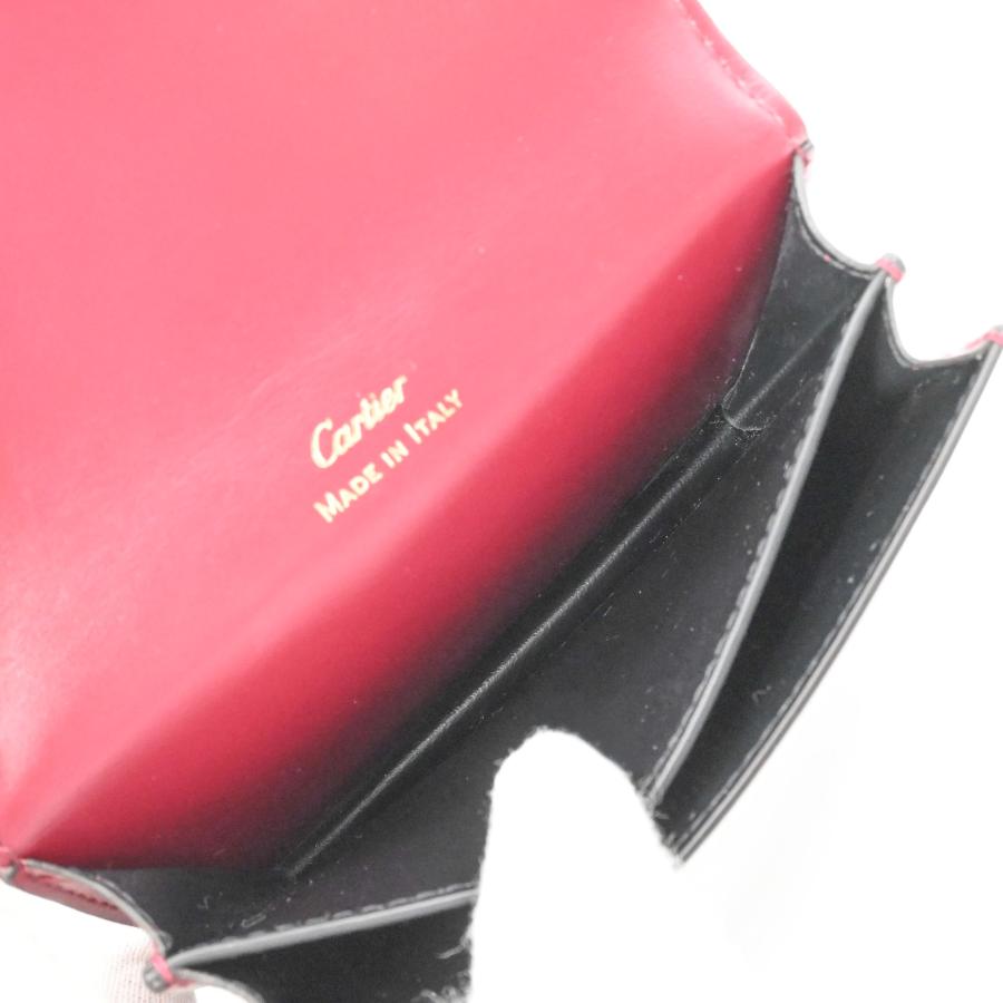 未使用品】Cartier カルティエ カードケース レザー カーフスキン