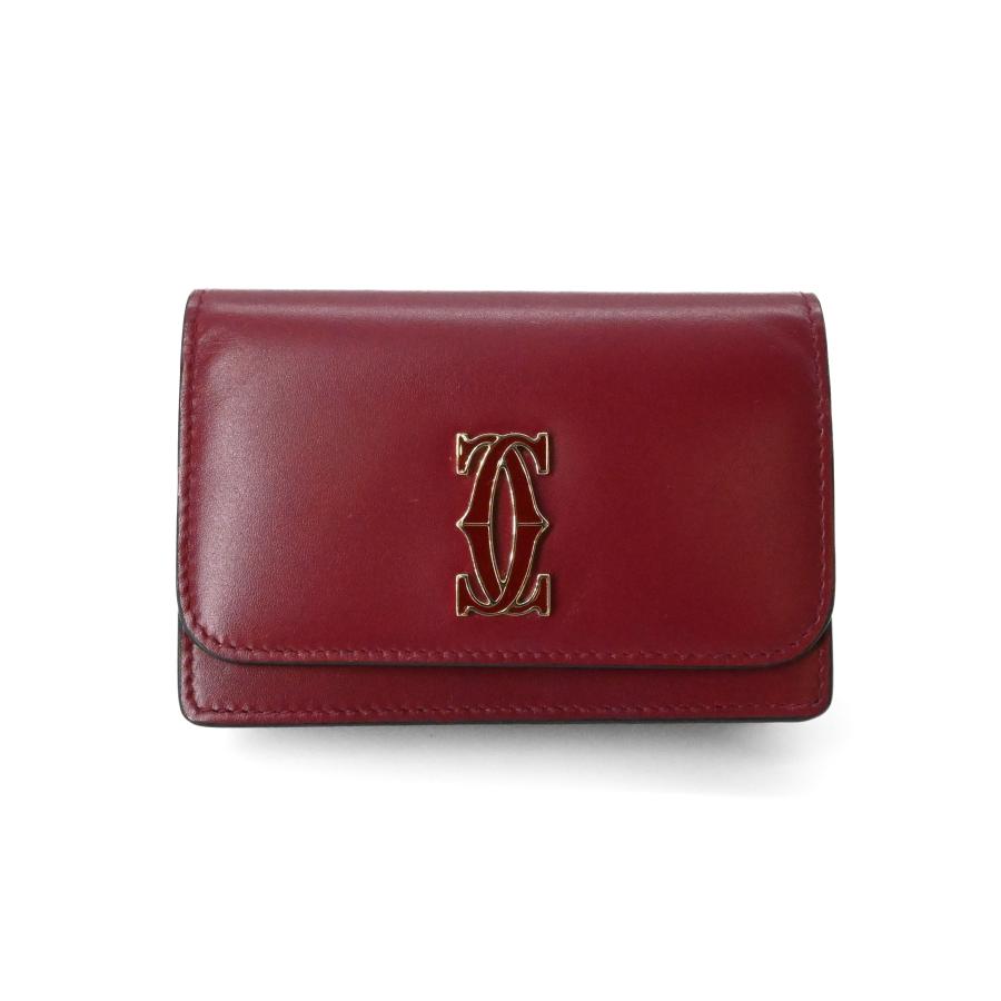 未使用品】Cartier カルティエ カードケース レザー カーフスキン