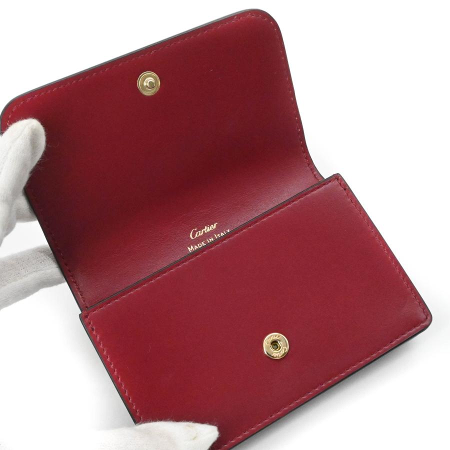 未使用品】Cartier カルティエ カードケース レザー カーフスキン