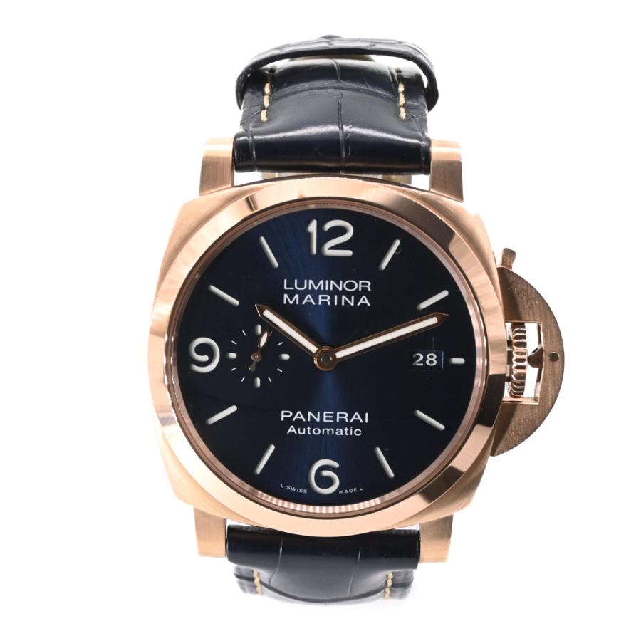 PANERAI LUMINOR MARINA 自動巻き腕時計 美品】PANERAI パネライ ルミノール マリーナ ゴールドテック 自動巻き