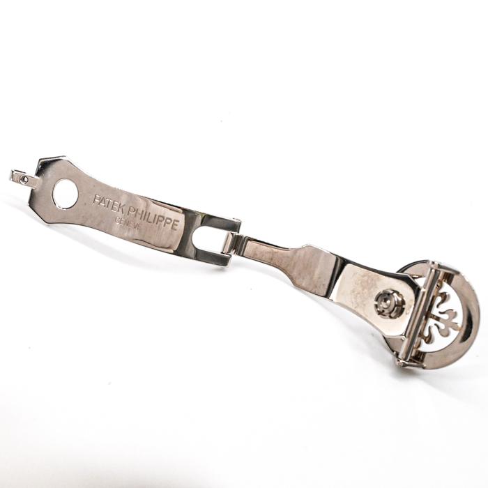 【美品】PATEK PHILIPPE パテックフィリップ Dバックル 14ｍｍ用 カラトラバ十字 K18WG シルバー |  | 04