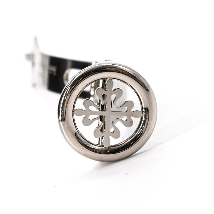 【美品】PATEK PHILIPPE パテックフィリップ Dバックル 14ｍｍ用 カラトラバ十字 K18WG シルバー |  | 07